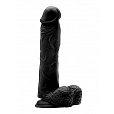 <strong>Чёрный фаллоимитатор Realistic Cock 9 With Scrotum - 23,5 см.</strong> <br />
Фаллоимитатор Realistic Cock 9 With Scrotum.<div class="charTableblock"><div><span>Длина, см</span>: 23.50</div><div><span>Диаметр, см</span>: 4.50</div><div><span>Материал</span>: TPE / TPR</div><div><span>Цвет</span>: черный</div><div><span>Особенности</span>: на присоске; с мошонкой</div><div><span>Длина, см</span>: 21-24</div><div><span>Диаметр, см</span>: 4</div><div><span>Производитель</span>: Shots Media BV, Нидерланды</div></div> Чёрный фаллоимитатор Realistic Cock 9 With Scrotum - 23,5 см.
Фаллоимитатор Realistic Cock 9 With Scrotum.