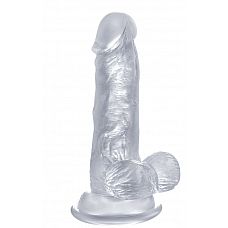 <strong>Прозрачный фаллоимитатор Realistic Cock 6 With Scrotum - 15 см.</strong> <br />
Фаллоимитатор Realistic Cock 6 With Scrotum.<div class="charTableblock"><div><span>Длина, см</span>: 15.00</div><div><span>Диаметр, см</span>: 3.50</div><div><span>Материал</span>: TPE / TPR</div><div><span>Цвет</span>: прозрачный</div><div><span>Особенности</span>: на присоске; с мошонкой</div><div><span>Длина, см</span>: 13-16</div><div><span>Диаметр, см</span>: 3</div><div><span>Производитель</span>: Shots Media BV, Нидерланды</div></div> Прозрачный фаллоимитатор Realistic Cock 6 With Scrotum - 15 см.
Фаллоимитатор Realistic Cock 6 With Scrotum.