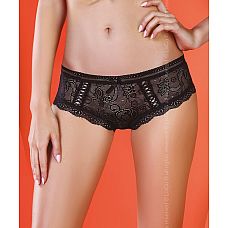 <strong>Ажурные трусики Melanie</strong> <br />
Трусики из нежного кружевного материала.<div class="charTableblock"><div><span>Размер</span>: S (42-44); M (44-46); L (46-48); XL (48-50)</div><div><span>Цвет</span>: черный</div></div> Ажурные трусики Melanie
Трусики из нежного кружевного материала.