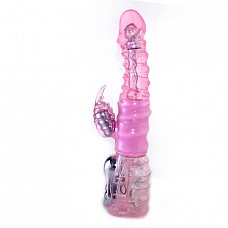 <strong>Многофункциональный ротатор со стимулятором клитора</strong> <br />
С этим вибромассажером так легко дойти до пика блаженства, а всё потому, что он воздействует на несколько эрогенных зон одновременно. <br><br>
Точку G, скрытую глубоко внутри, стимулирует изящно загнутая вращающаяся головка. Первые 5 сантиметров вагины – нежное шелковистое тельце со спиралевидным рельефом. Ну а клитор – маленький вибрирующий отросток с мягкими шипами различной длины. <br><br>
Каждое движение этого мультискоростного вибратора – еще одна ступень вверх к наивысшей точке наслаждения.
<div class="charTableblock"><div><span>Материал</span>: TPE / TPR</div><div><span>Длина, см</span>: 25.50</div><div><span>Диаметр, см</span>: 3.50</div><div><span>Длина, см</span>: 25 и более</div><div><span>Диаметр, см</span>: 3</div><div><span>Производитель</span>: Baile, Китай</div></div> Многофункциональный ротатор со стимулятором клитора
С этим вибромассажером так легко дойти до пика блаженства, а всё потому, что он воздействует на несколько эрогенных зон одновременно. <br><br>
Точку G, скрытую глубоко внутри, стимулирует изящно загнутая вращающаяся головка. Первые 5 сантиметров вагины – нежное шелковистое тельце со спиралевидным рельефом. Ну а клитор – маленький вибрирующий отросток с мягкими шипами различной длины. <br><br>
Каждое движение этого мультискоростного вибратора – еще одна ступень вверх к наивысшей точке наслаждения.