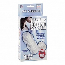 <strong>Вибронасадка с клиторальным стимулятором Maximus Enhancement System Crystal Rider 1611-30BXSE</strong> <br />
Прозрачная вибронасадка с клиторальным стимулятором.<div class="charTableblock"> </div> Вибронасадка с клиторальным стимулятором Maximus Enhancement System Crystal Rider 1611-30BXSE 
Прозрачная вибронасадка с клиторальным стимулятором.