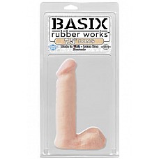 <strong>Фаллоимитатор телесный BASIX 7,5" с мошонкой</strong> <br />
Фаллоимитатор телесного цвета с мошонкой. Изготовлен из резины. Очень приятный на ощупь, гибкий, мягкий, но при этом упругий. Не имеет швов. <div class="charTableblock"><div><span>Длина, см</span>: 19</div><div><span>Диаметр, см</span>: 4.4</div><div><span>Материал</span>: ПВХ (PVC)</div><div><span>Цвет</span>: телесный</div><div><span>Особенности</span>: с мошонкой</div><div><span>Длина, см</span>: 17-20</div><div><span>Диаметр, см</span>: 4</div><div><span>Производитель</span>: PipeDream, США</div></div> Фаллоимитатор телесный BASIX 7,5" с мошонкой
Фаллоимитатор телесного цвета с мошонкой. Изготовлен из резины. Очень приятный на ощупь, гибкий, мягкий, но при этом упругий. Не имеет швов.