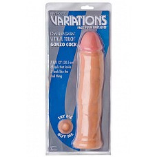 <strong>Фаллоимитатор Gonzo Cock телесного цвета - 30 см.</strong> <br />
Размер имеет значение! Длина этого супер реалистичного фаллоимитатора Megapenis 30 см., он максимально приближен качеством материала к живому телу. Верхний, самый нежный слой материала наносится и прорисовывается вручную для прибавления большей реалистичности, имитатор быстро принимает температуру тела и его не нужно греть перед использованием.<div class="charTableblock"><div><span>Длина, см</span>: 30</div><div><span>Диаметр, см</span>: 6.5</div><div><span>Материал</span>: TPE / TPR</div><div><span>Цвет</span>: телесный</div><div><span>Особенности</span>: без мошонки</div><div><span>Длина, см</span>: 25 и более</div><div><span>Диаметр, см</span>: 6</div><div><span>Производитель</span>: Topco Sales, США</div></div> Фаллоимитатор Gonzo Cock телесного цвета - 30 см.
Размер имеет значение! Длина этого супер реалистичного фаллоимитатора Megapenis 30 см., он максимально приближен качеством материала к живому телу. Верхний, самый нежный слой материала наносится и прорисовывается вручную для прибавления большей реалистичности, имитатор быстро принимает температуру тела и его не нужно греть перед использованием.