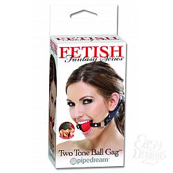 Кляп Fetish Fantasy Series Two Tone Ball Gag черный с красным Кляп Fetish Fantasy Series Two Tone Ball Gag черный с красным