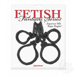 Фиксаторы Fetish Fantasy Series Japanese Silk Rope Hogtie из японского шелка черные Фиксаторы Fetish Fantasy Series Japanese Silk Rope Hogtie из японского шелка черные