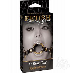 Кляп-рамка Fetish Fantasy Gold O-Ring Gag черный с золотом Кляп-рамка Fetish Fantasy Gold O-Ring Gag черный с золотом
