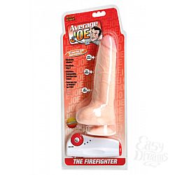 Фаллоимитатор Average Joe The Fire Fighter Kevin телесный с вибрацией Фаллоимитатор Average Joe The Fire Fighter Kevin телесный с вибрацией