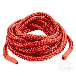 Верёвка из японского шелка Japanese Silk Love Rope , 3 м., Красный Верёвка из японского шелка Japanese Silk Love Rope , 3 м., Красный