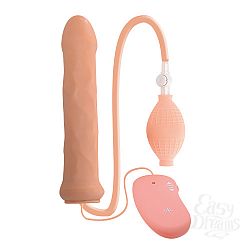 Телесный вибратор-фаллос с функцией расширения INFLATABLE PENETRATOR VIBE - 16 см. Телесный вибратор-фаллос с функцией расширения INFLATABLE PENETRATOR VIBE - 16 см.