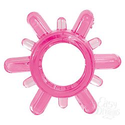 Розовое эрекционное кольцо COCK RING TRIPPIN Розовое эрекционное кольцо COCK RING TRIPPIN
