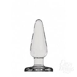 Гладкий прозрачный анальный стимулятор Bottom Line Model 1 - 13 см. Гладкий прозрачный анальный стимулятор Bottom Line Model 1 - 13 см.