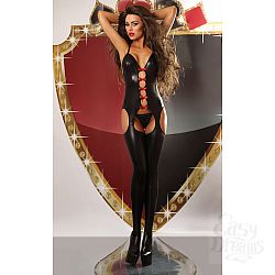 Невероятно эротичное боди Flame Bodystocking - Lolitta, L/XL, Черный с красным бантом Невероятно эротичное боди Flame Bodystocking - Lolitta, L/XL, Черный с красным бантом