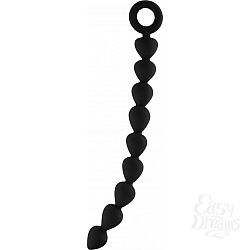 Чёрная анальная цепочка Bead Chain - 24,9 см. Чёрная анальная цепочка Bead Chain - 24,9 см.