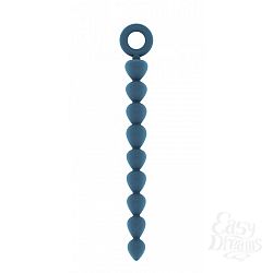 Синяя анальная цепочка Bead Chain - 24,9 см. Синяя анальная цепочка Bead Chain - 24,9 см.