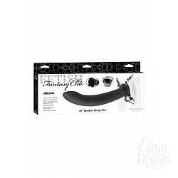 Страпон универсальный Hollow Strap-On 10 полый черный Страпон универсальный Hollow Strap-On 10 полый черный