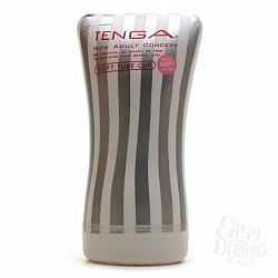 Мастурбатор для нежной стимуляции Tenga Soft Tube Cup, БЕЛЫЙ - ОРИГИНАЛ  Мастурбатор для нежной стимуляции Tenga Soft Tube Cup, БЕЛЫЙ - ОРИГИНАЛ