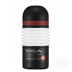 Мастурбатор для интенсивной стимуляции Tenga Hard Rolling Head Cup, ЧЕРНЫЙ - ОРИГИНАЛ  Мастурбатор для интенсивной стимуляции Tenga Hard Rolling Head Cup, ЧЕРНЫЙ - ОРИГИНАЛ