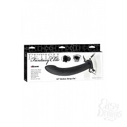 Страпон универсальный Hollow Strap-On 10 полый черный Страпон универсальный Hollow Strap-On 10 полый черный