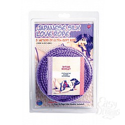 Фиолетовая веревка для фиксации Japanese Silk Love Rope - 5 м. Фиолетовая веревка для фиксации Japanese Silk Love Rope - 5 м.