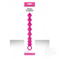 Анальная цепочка из силикона PERLES D AMOUR розовая Анальная цепочка из силикона PERLES D AMOUR розовая