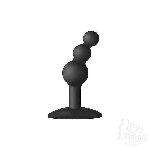 1:    Platinum Premium Silicone - The Mini s Bubble Medium - Black M 