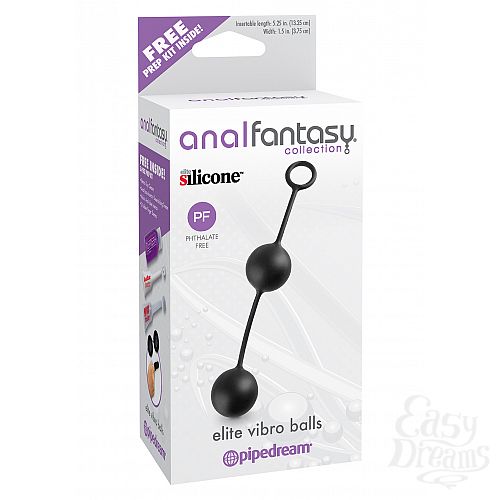  2    AFC-ELITE VIBRO BALLS BLACK 464023PD
