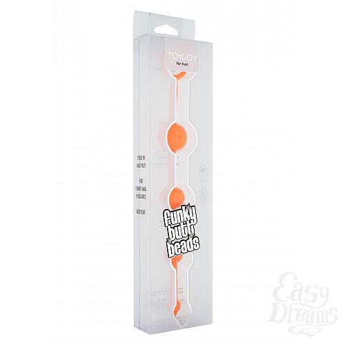 ���������� 2  �������� ������� FUNKY BUTT BEADS ORANGE 10154TJ