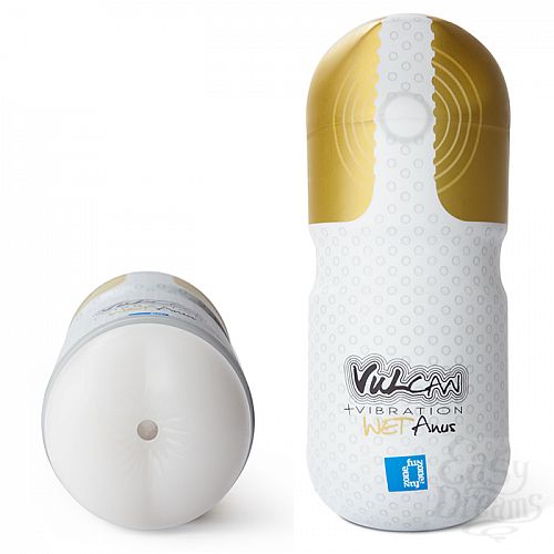  1:  Vulcan Love Skin Masturbator Wet Anus + Vibe