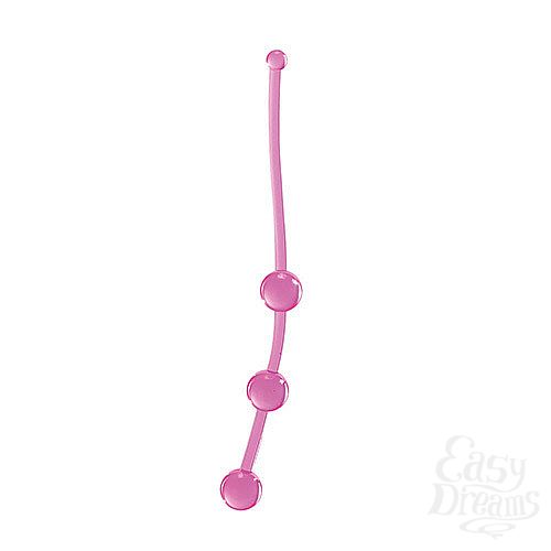  1:     JAMMY JELLY ANAL 3 BEADS PINK - 15 .