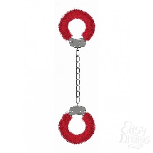 ���������� 1:  ������� Beginner s Legcuffs Furry Red SH-OU007RED