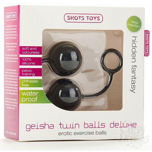  2  ׸   Geisha Twin Balls Deluxe Black