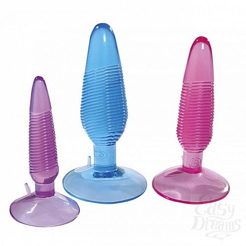 ���������� 1:  ����� �� ���� �������� ������ Twirly Trio Jelly Arousal Butt Plugs