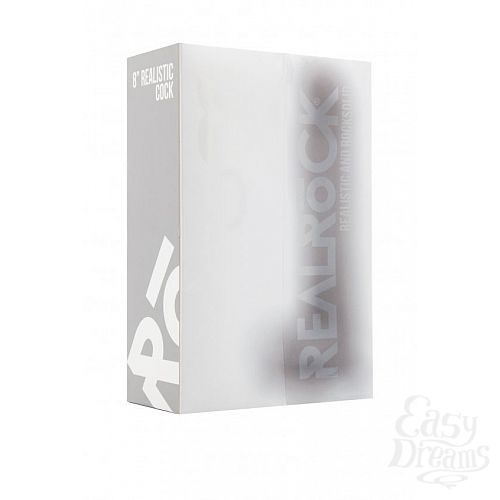 ���������� 2  ���������� ������������� Realistic Cock 8  With Scrotum - 20 ��.