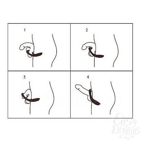  4  <p>The P.2 is made of 100 % medical grade silicone and is worn around the penis and testicles. It contributes to a fuller erection and may delay orgasm by slowing the flow of blood from the penis.    The extension (tail) is angled 61 degrees in order to massage the erectile tissue behind the testicles, as well as gently push up against the pe