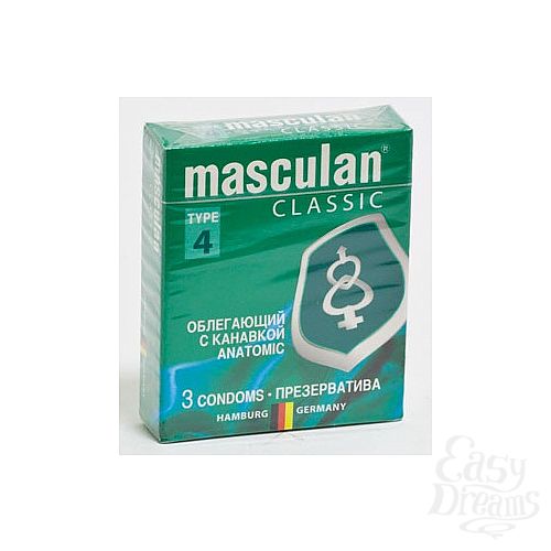 ���������� 1:  ������������ Masculan Classic ���������� � �������� (Anatomic) 