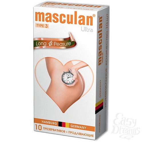 ���������� 1:  ������������ Masculan Ultra � ����������� ��� ��������� �������� (Long Pleasure)