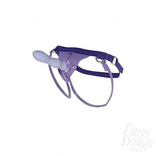 ���������� 1:  ������� Silicon Strap-on Purple 377212PD