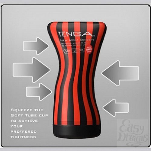  3      Tenga Hard  Soft Tube Cup,  - 