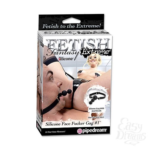 ���������� 1:  ����-������� � ���������� �� ������ Silicone Face Fucker Gag #1 �� �������� ������