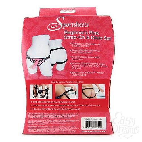 ���������� 5  ������� S&M Strap-On With Dildo Pink