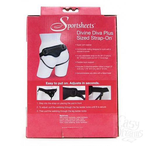 ���������� 5  ������� Divine Diva Pius Sized Strap-On, ������