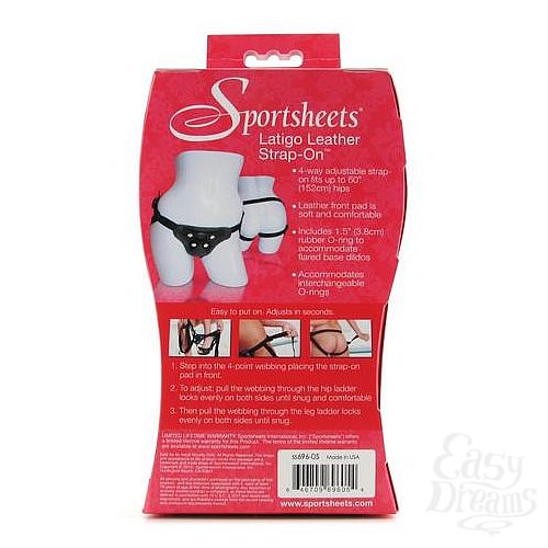 ���������� 5  ������� ��� ��������  Latigo Leather Strap-On, ������