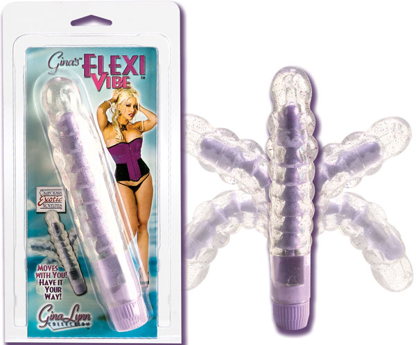 Вибратор-кролик 'Флекси' купить со скидкой в секс шопе  Вибраторы  Многофункциональные