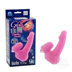  Glow-in-the-dark Double Trouble With Vibrating Teaser Glow Kiss
