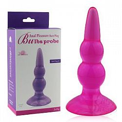 Фиолетовая анальная пробка Bulbs Probe Фиолетовая анальная пробка Bulbs Probe