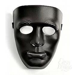 Чёрная маска из пластика Чёрная маска из пластика