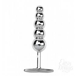 Металлическая анальная пробка-елочка - 15 см. Металлическая анальная пробка-елочка - 15 см.