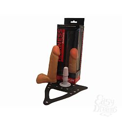 Страпон Харнес в подарочной упаковке, 16,5 см., Телесный Страпон Харнес в подарочной упаковке, 16,5 см., Телесный