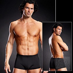 Черные транк-боксеры из микрофибры BLM003-BLK S / M Черные транк-боксеры из микрофибры BLM003-BLK S / M