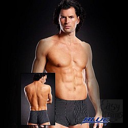 Транк-боксеры из микрофибры в полоску BLM003-BLK / WHT S / M Транк-боксеры из микрофибры в полоску BLM003-BLK / WHT S / M